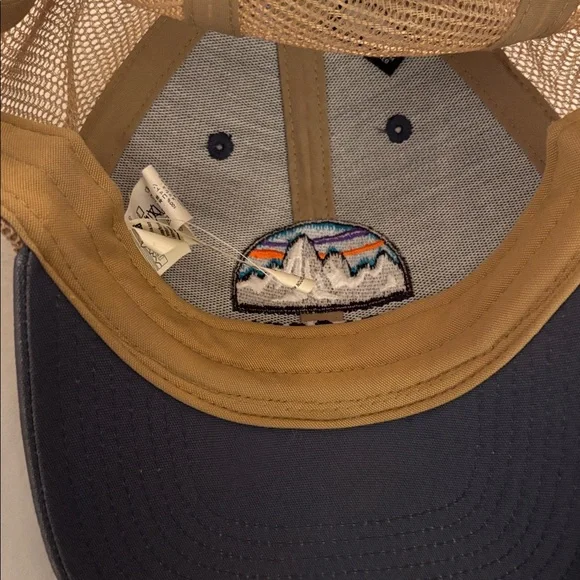 Patagonia Blue and Brown Trucker Hat - Picture 4 of 5